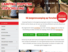 Tablet Screenshot of campingterpstra.nl